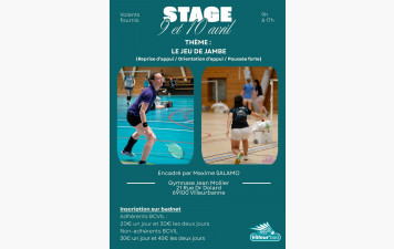 Stage 9 &amp; 10 avril - Maxime Salamo