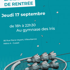 Soirée BBQ de rentrée - Jeudi 17 septembre